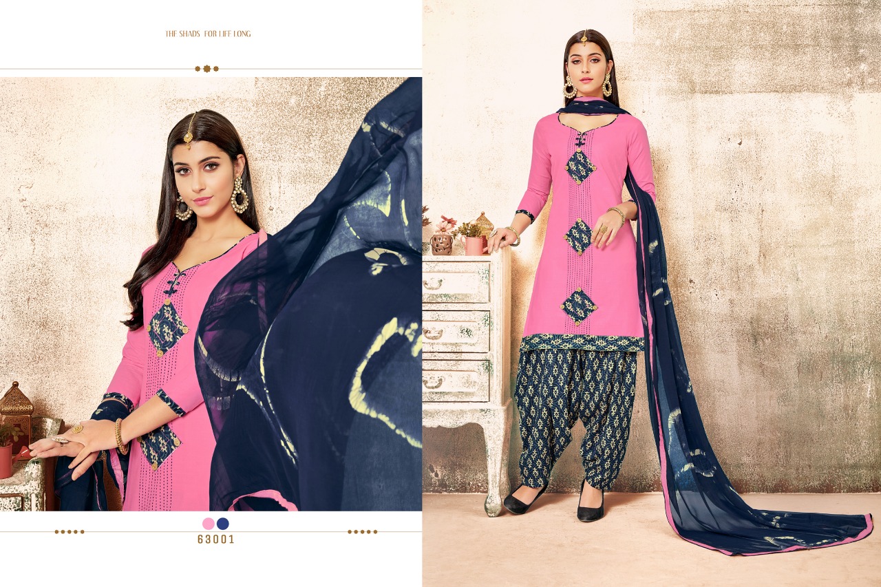 Patiyala Lady Vol-63 By Kavya Creation 63001 To 63012 Series Designer Suits Beautiful Stylish Colorful Fancy Party Wear & Occasional Wear Pure Cotton Dresses At Wholesale Price