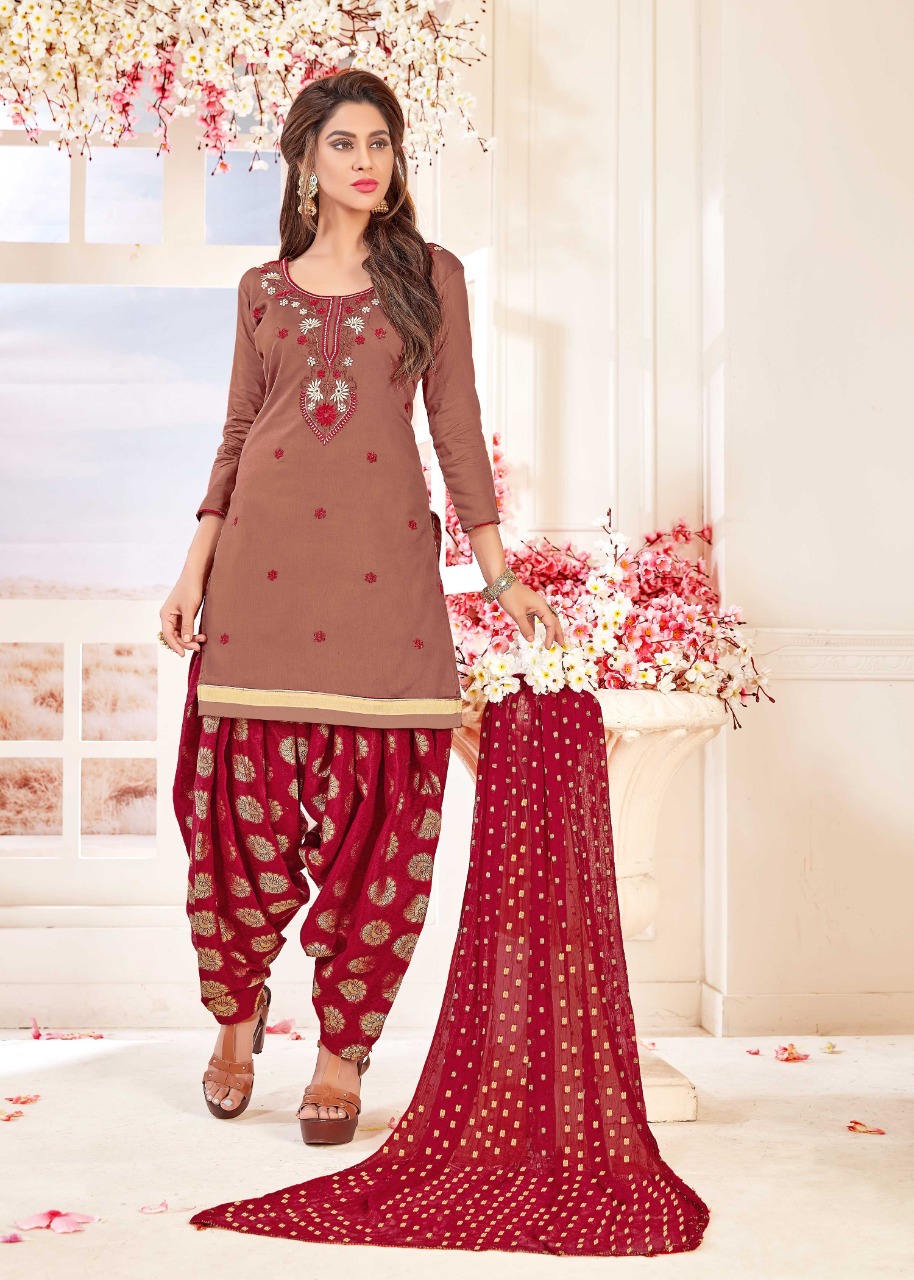 Patiyala Suit By Fashid Wholesale 1001 To 1010 Series Designer Patiyala Suits Beautiful Fancy Colorful Stylish Party Wear & Ethnic Wear Cotton Printed Dresses At Wholesale Price