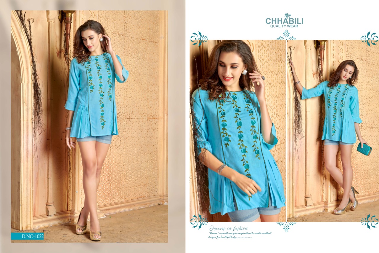 Patola By Chhabili 1017 To 1026 Series Beautiful Stylish Colorful Fancy Party Wear & Ethnic Wear & Ready To Wear  Rayon Slub Embroidered Kurtis At Wholesale Price