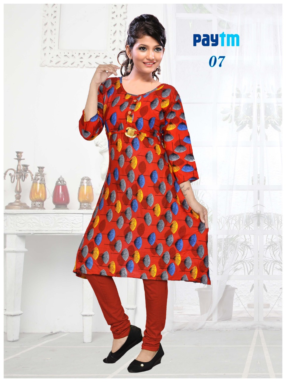 Paytm By Kaamiri 01 To 08 Series Beautiful Stylish Fancy Colorful Casual Wear & Ethnic Wear Heavy Rayon Printed Kurtis At Wholesale Price