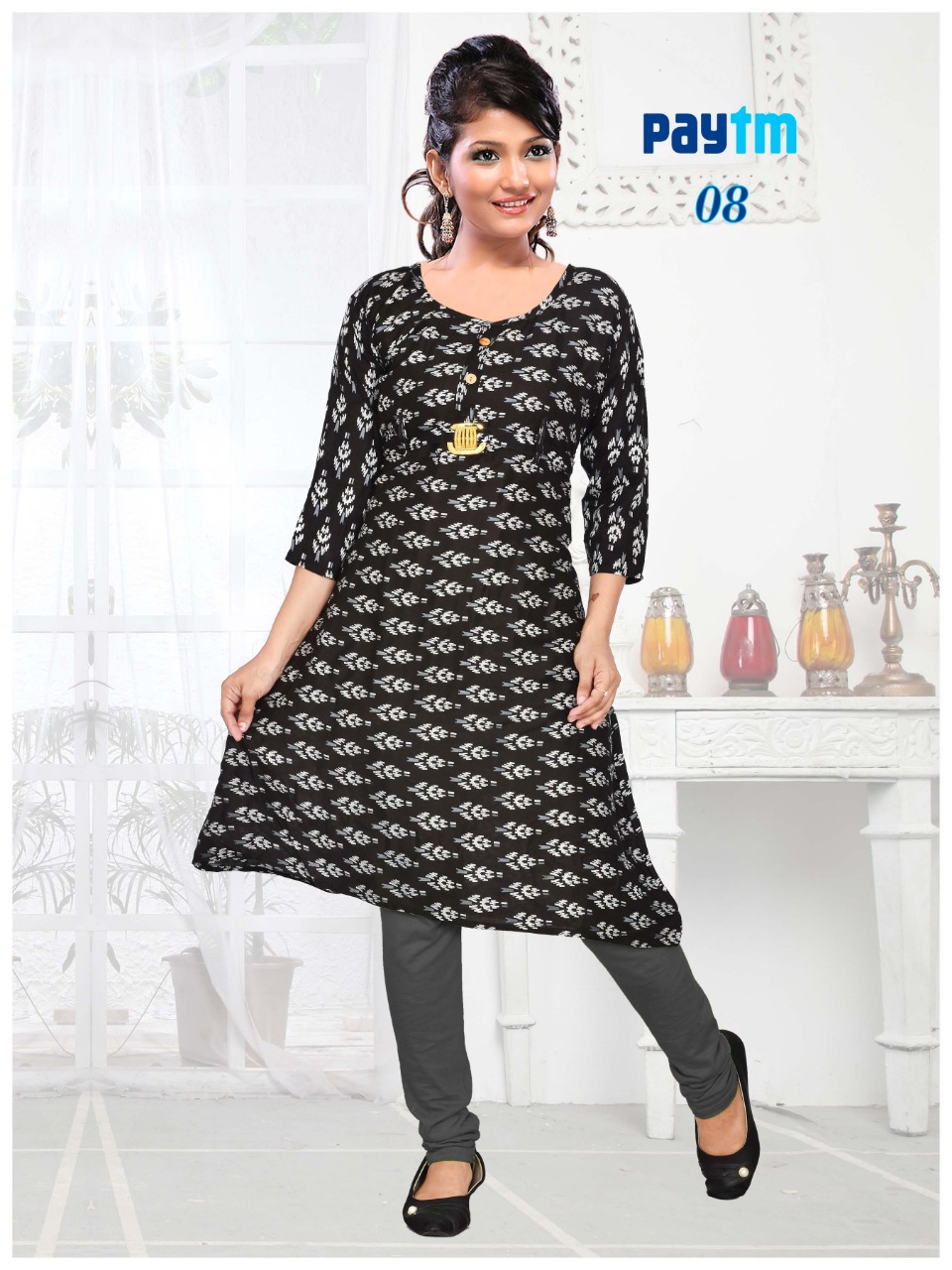 Paytm By Kaamiri 01 To 08 Series Beautiful Stylish Fancy Colorful Casual Wear & Ethnic Wear Heavy Rayon Printed Kurtis At Wholesale Price