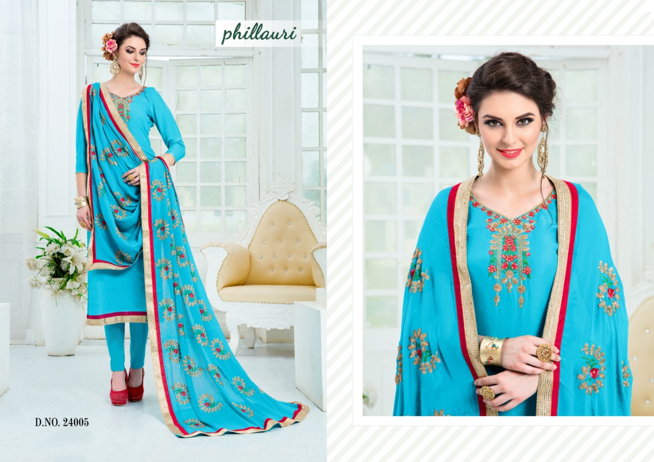 Phillauri Vol-12 By Phillauri 24001 To 24007 Series Designer Anarkali Collection Suits Beautiful Stylish Fancy Colorful Party Wear & Occasional Wear Pure Upada Silk Dresses At Wholesale Price