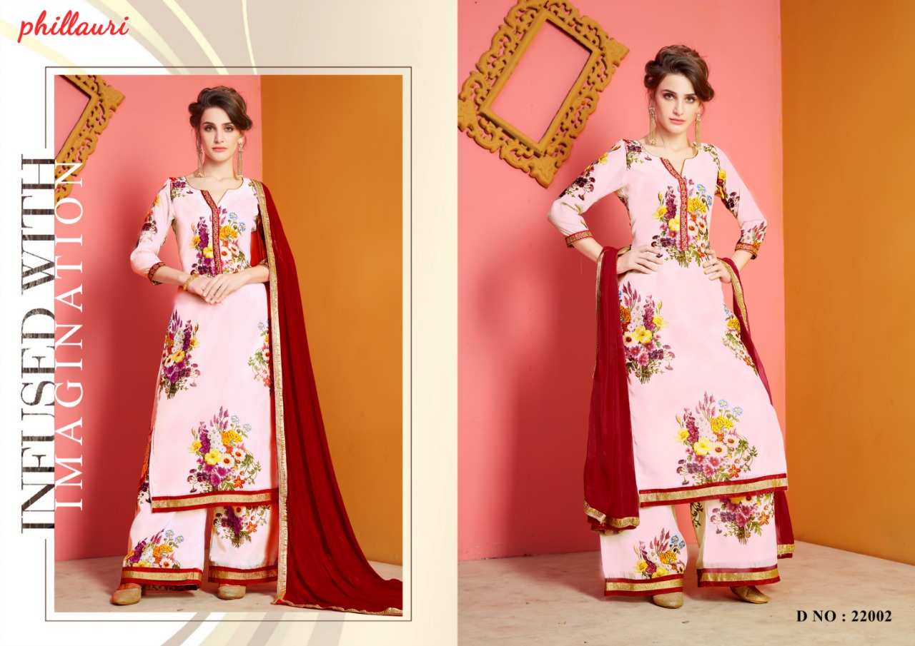 Phillauri Vol-9 By Phillauri 22001 To 22004 Series Beautiful Suits Colorful Stylish Fancy Casual Wear & Ethnic Wear Chanderi Printed Dresses At Wholesale Price