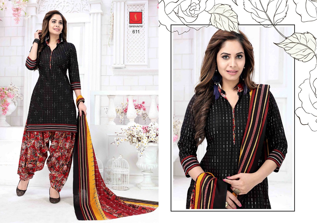 Piya Basanti Patiala Special Vol-6 By Shivani 601 To 621 Series Beautiful Stylish Fancy Colorful Casual Wear & Ethnic Wear Collection Pure Premium Cotton Cambric Printed Dresses At Wholesale Price