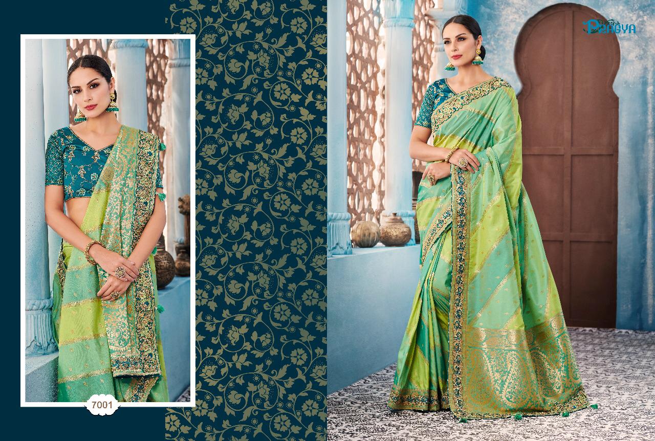 Pragya 7000 Series By Pragya 7001 To 7012 Series Indian Beautiful Traditional Wear Collection Stylish Fancy Colorful Party Wear & Occasional Wear Bhagalpuri Silk Sarees At Wholesale Price