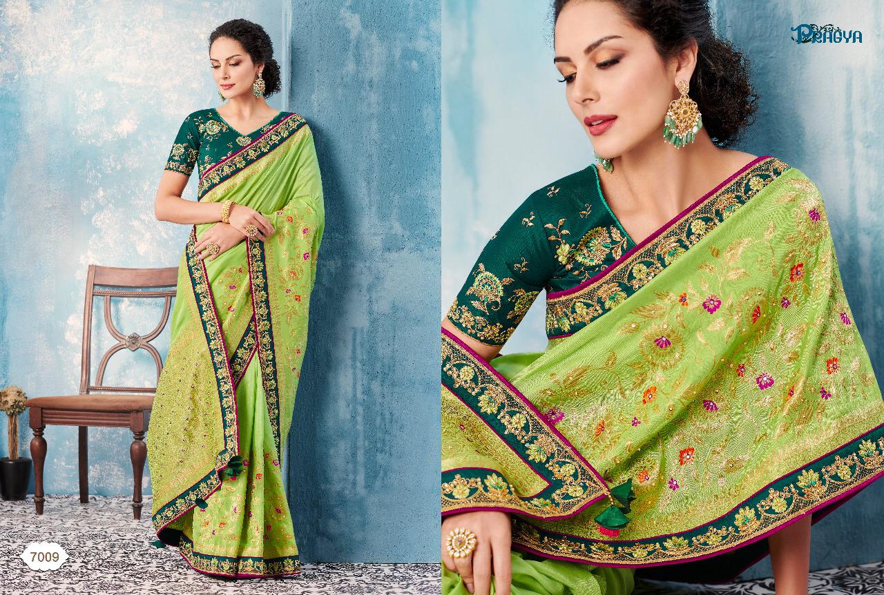 Pragya 7000 Series By Pragya 7001 To 7012 Series Indian Beautiful Traditional Wear Collection Stylish Fancy Colorful Party Wear & Occasional Wear Bhagalpuri Silk Sarees At Wholesale Price