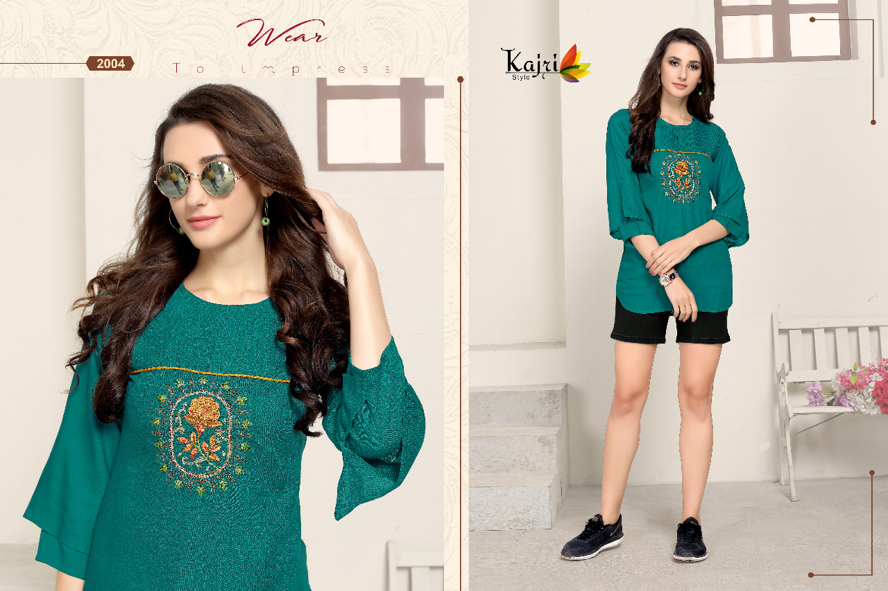 Preet Vol-2 By Kajri Style 2001 To 2008 Series Beautiful Stylish Fancy Colorful Casual Wear & Ethnic Wear & Ready To Wear Pure Rayon Tops At Wholesale Price