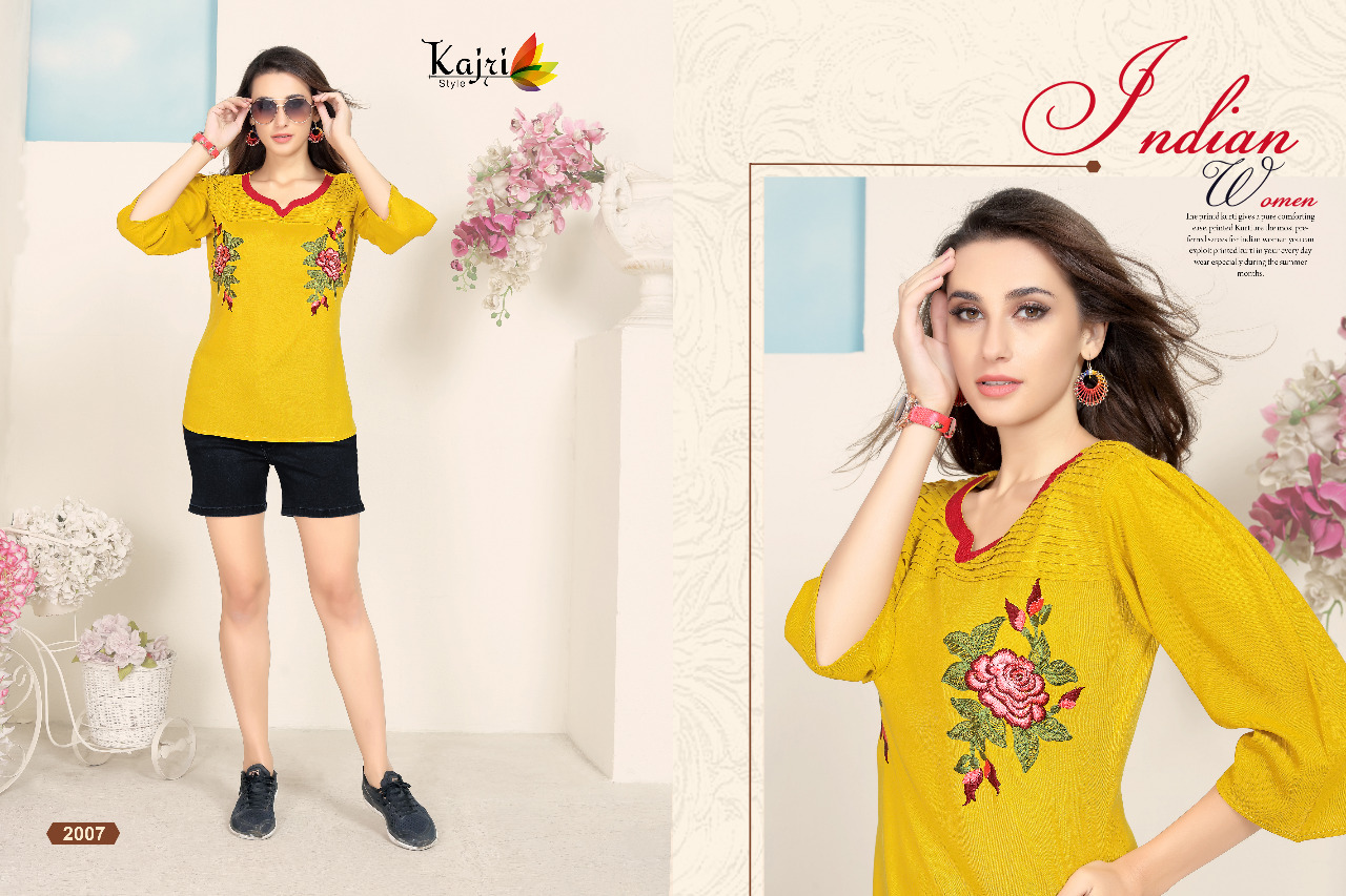Preet Vol-2 By Kajri Style 2001 To 2008 Series Beautiful Stylish Fancy Colorful Casual Wear & Ethnic Wear & Ready To Wear Pure Rayon Tops At Wholesale Price