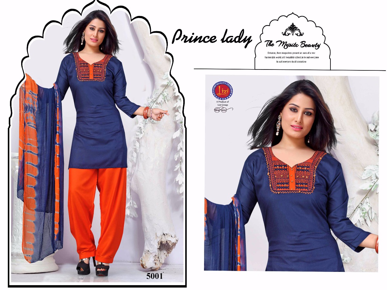 Prince Lady By Lizi 5001 To 5012 Series Beautiful Colorful Stylish Fancy Casual Wear & Ethnic Wear & Ready To Wear Heavy Rayon Kurtis At Wholesale Price