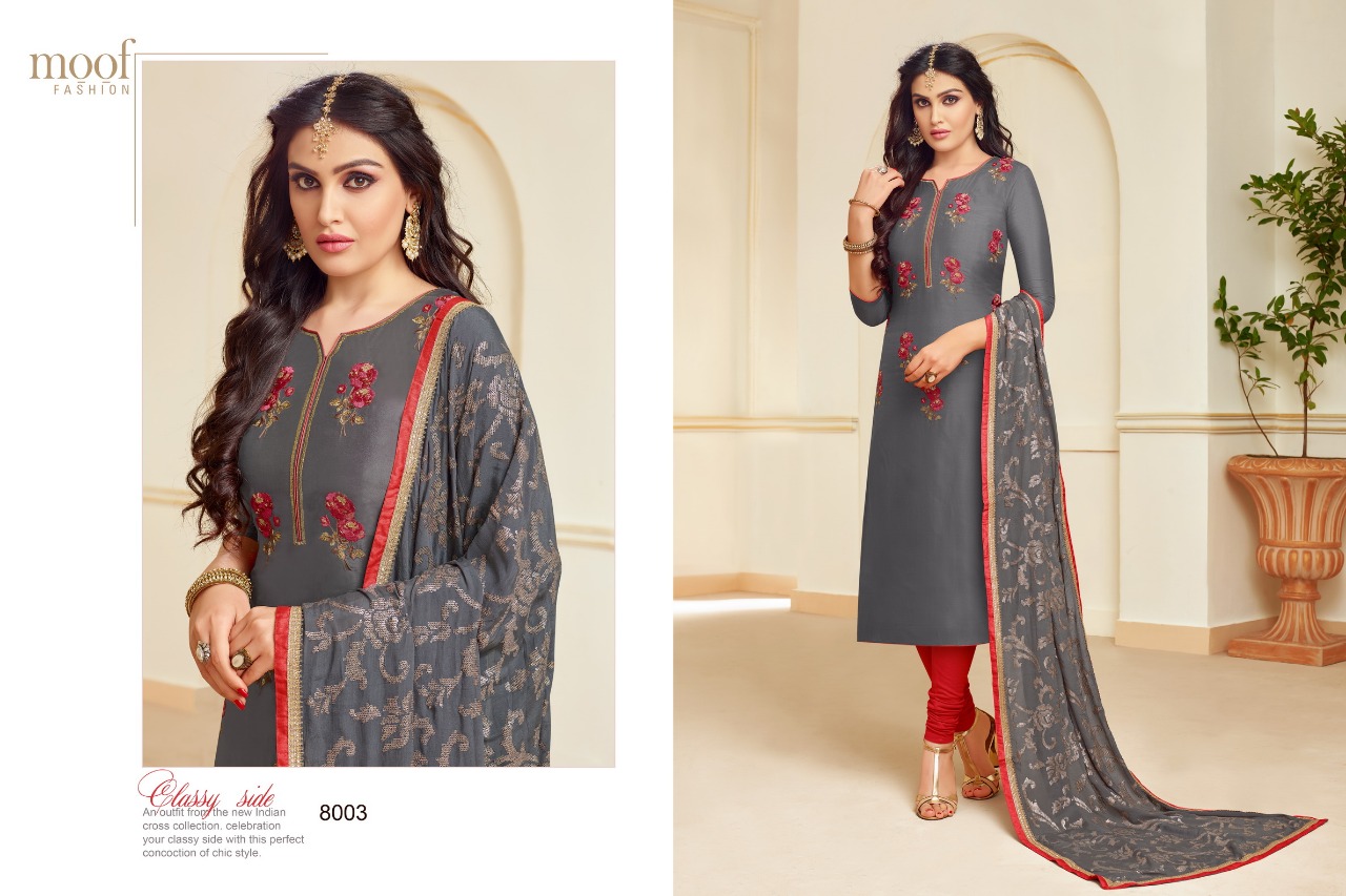 Princess Vol-3 By Moof Fashion 8001 To 8007 Series Beautiful Suits Stylish Fancy Colorful Casual Wear & Ethnic Wear Collection Upada Silk Dresses At Wholesale Price
