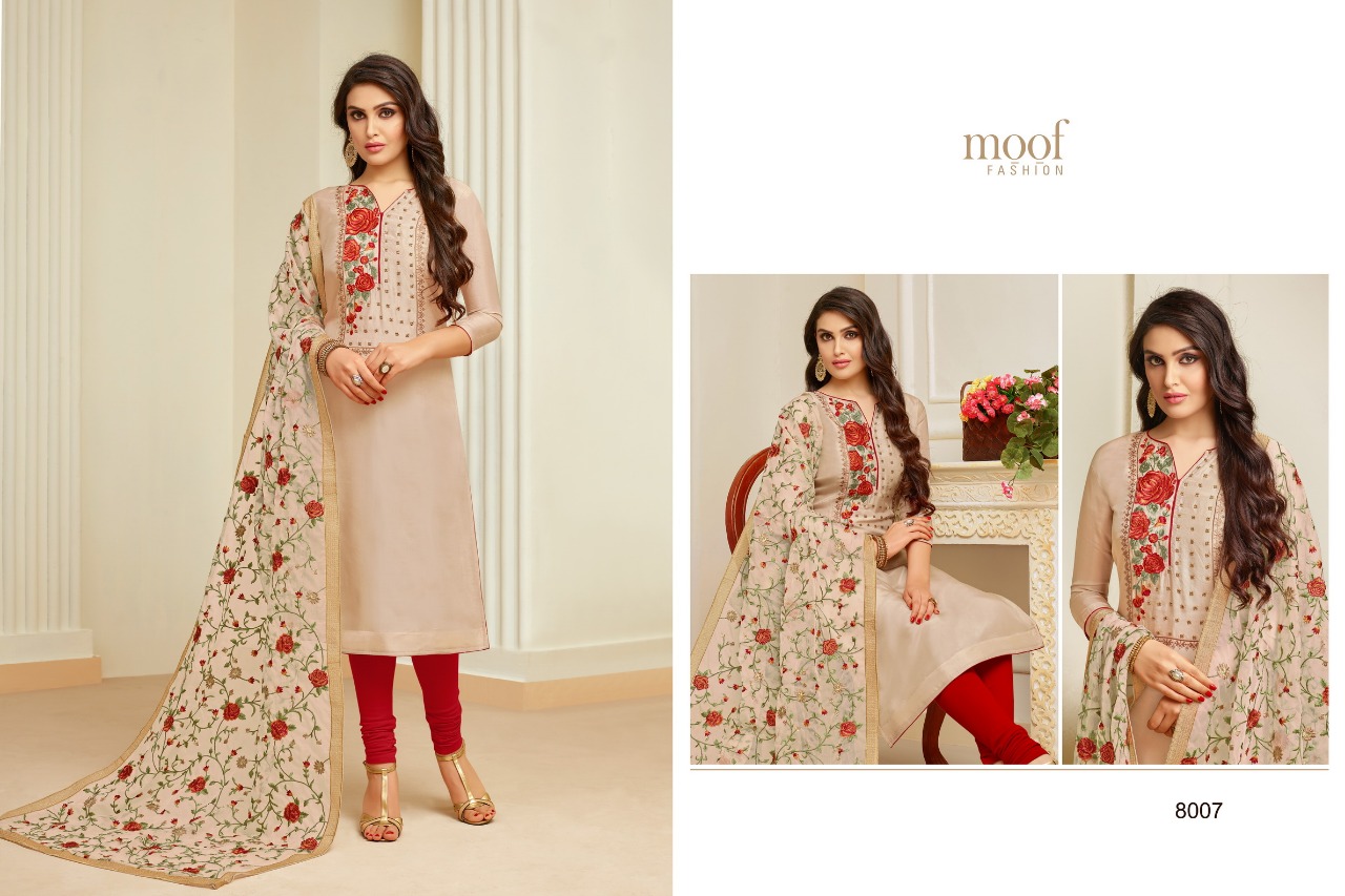 Princess Vol-3 By Moof Fashion 8001 To 8007 Series Beautiful Suits Stylish Fancy Colorful Casual Wear & Ethnic Wear Collection Upada Silk Dresses At Wholesale Price