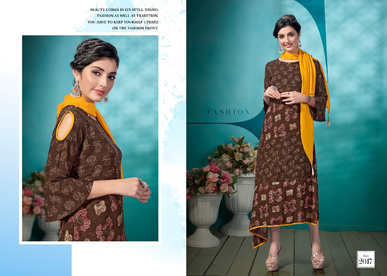 Princess Vol-4 By Dress Up 2012 To 2018 Series Designer Beautiful Stylish Fancy Colorful Party Wear & Ethnic Wear Royal Rayon Printed Kurtis At Wholesale Price