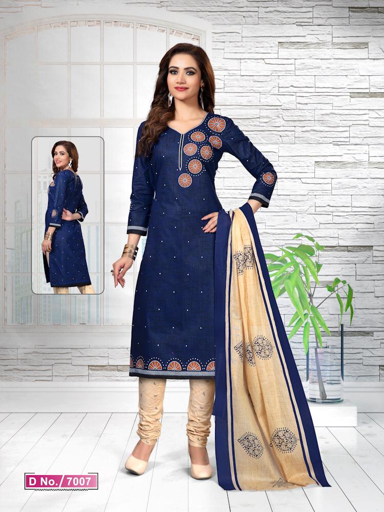Priyakala Vol-7 By Meenaxi 7001 To 7016 Series Beautiful Collection Suits Stylish Fancy Colorful Party Wear & Ethnic Wear Pure Cotton Printed Dresses At Wholesale Price