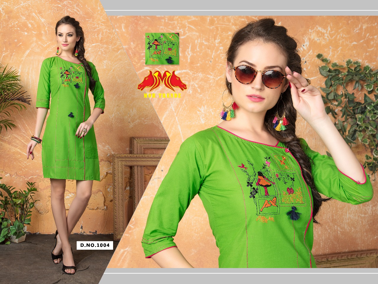 Pulse By Moh Trendz 1001 To 1012 Series Beautiful Stylish Fancy Colorful Casual Wear & Ready To Wear & Ethnic Wear Lawn Kurtis At Wholesale Price