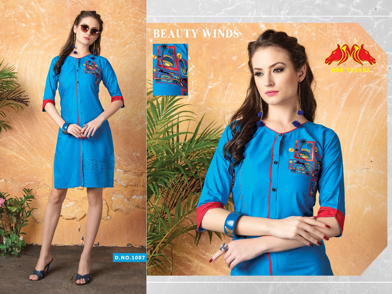 Pulse By Moh Trendz 1001 To 1012 Series Beautiful Stylish Fancy Colorful Casual Wear & Ready To Wear & Ethnic Wear Lawn Kurtis At Wholesale Price