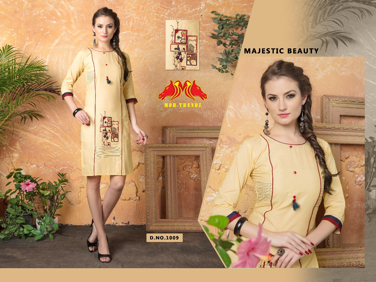 Pulse By Moh Trendz 1001 To 1012 Series Beautiful Stylish Fancy Colorful Casual Wear & Ready To Wear & Ethnic Wear Lawn Kurtis At Wholesale Price