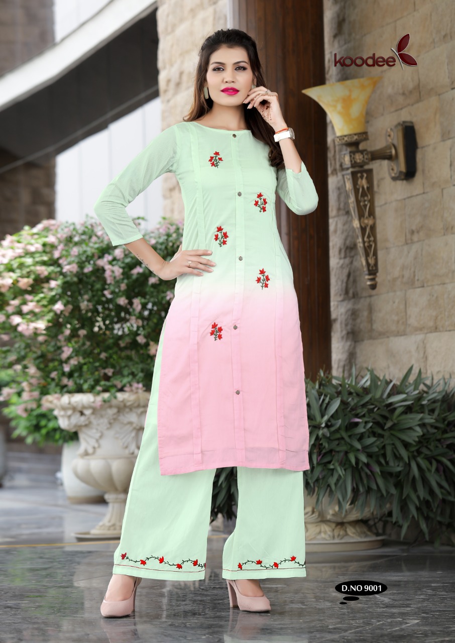 Queen By Koodee  9001 To 9004 Series Beautiful Colorful Stylish Fancy Casual Wear & Ethnic Wear & Ready To Wear Heavy Shaded Heavy Mal Cotton With Full Inner  Kurtis At Wholesale Price