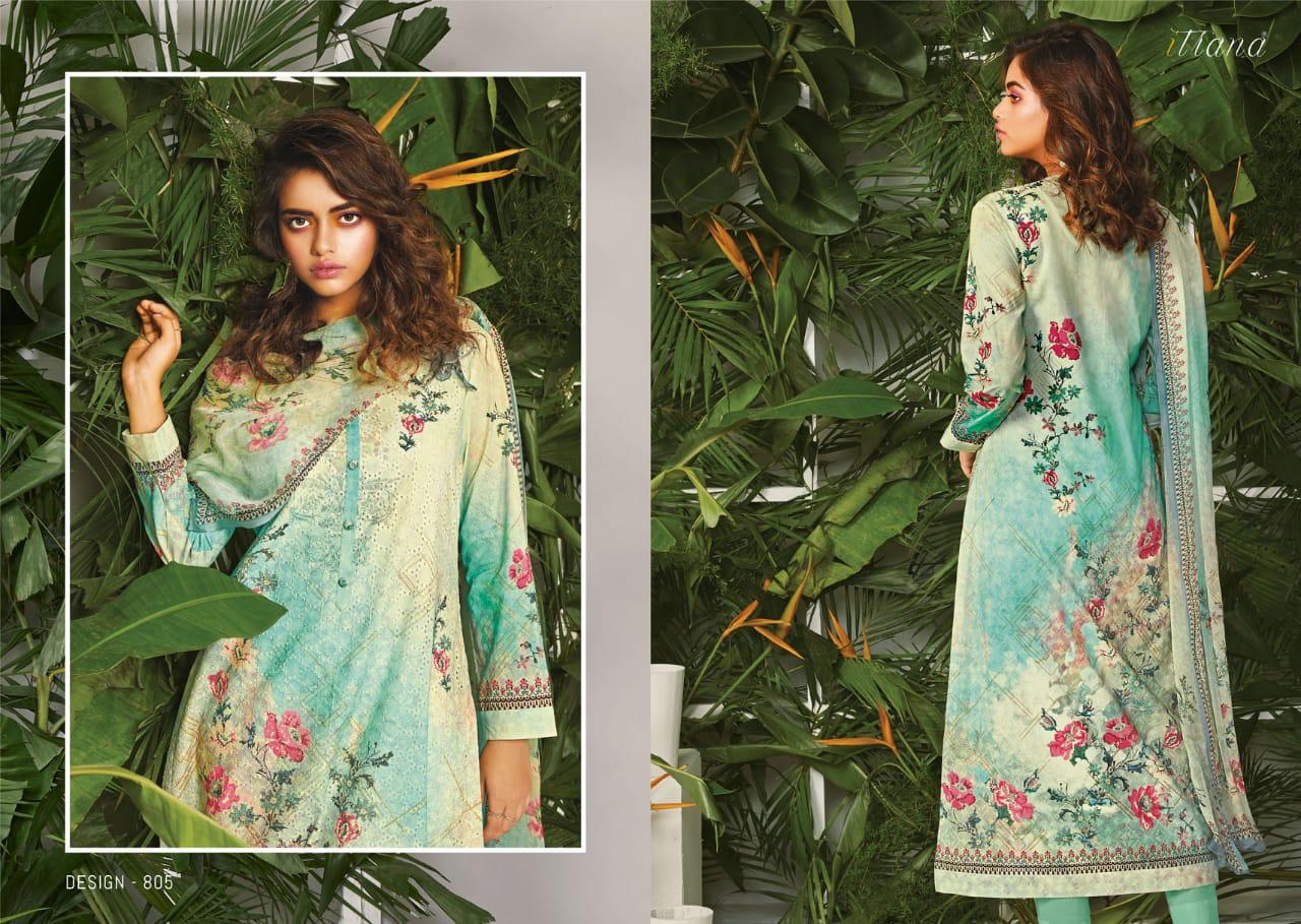 Rabia By Itrana  Beautiful Suits Colorful Stylish Fancy Colorful Casual Wear & Ethnic Wear Cambric Embroidery Front Digital Print With Cambric Back Sleeve Digital Printed Dresses At Wholesale Price