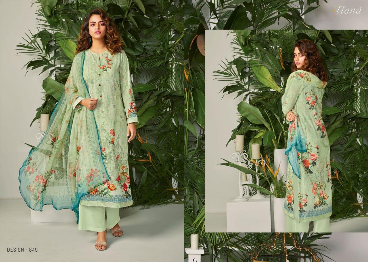 Rabia By Itrana  Beautiful Suits Colorful Stylish Fancy Colorful Casual Wear & Ethnic Wear Cambric Embroidery Front Digital Print With Cambric Back Sleeve Digital Printed Dresses At Wholesale Price