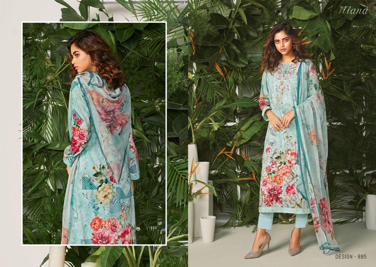 Rabia By Itrana  Beautiful Suits Colorful Stylish Fancy Colorful Casual Wear & Ethnic Wear Cambric Embroidery Front Digital Print With Cambric Back Sleeve Digital Printed Dresses At Wholesale Price