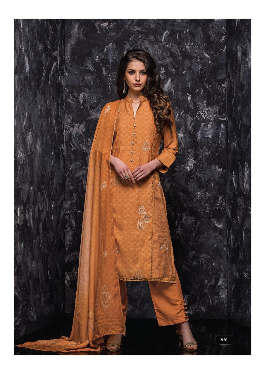 Rabiya By Sri 924 To 929 Series Designer Beautiful Stylish Fancy Colorful Casual Wear & Ethnic Wear & Ready To Wear Pure Bemberg Muslin Embroidered Dresses At Wholesale Price
