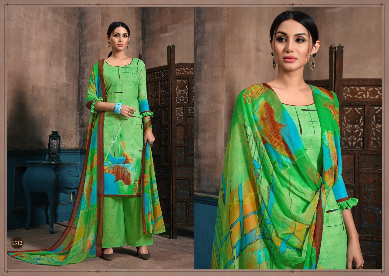 Ragini By Aaa Designer 1301 To 1312 Series Beautiful Pakistani Suits Colorful Stylish Fancy Casual Wear & Ethnic Wear Cotton Slub Print Dresses At Wholesale Price