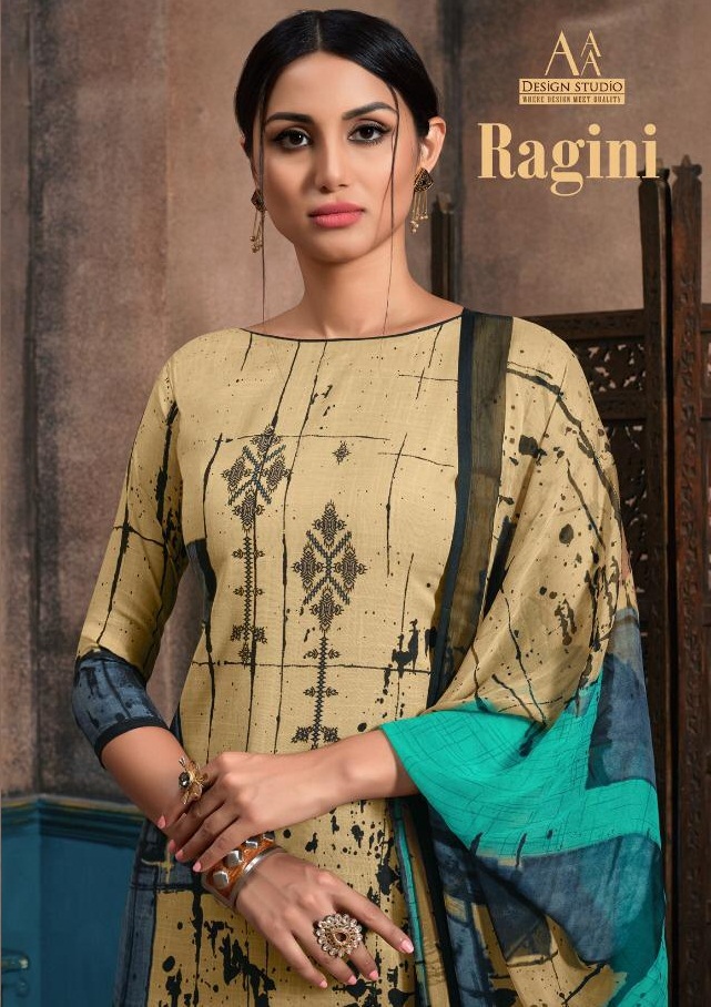Ragini By Aaa Designer 1301 To 1312 Series Beautiful Pakistani Suits Colorful Stylish Fancy Casual Wear & Ethnic Wear Cotton Slub Print Dresses At Wholesale Price