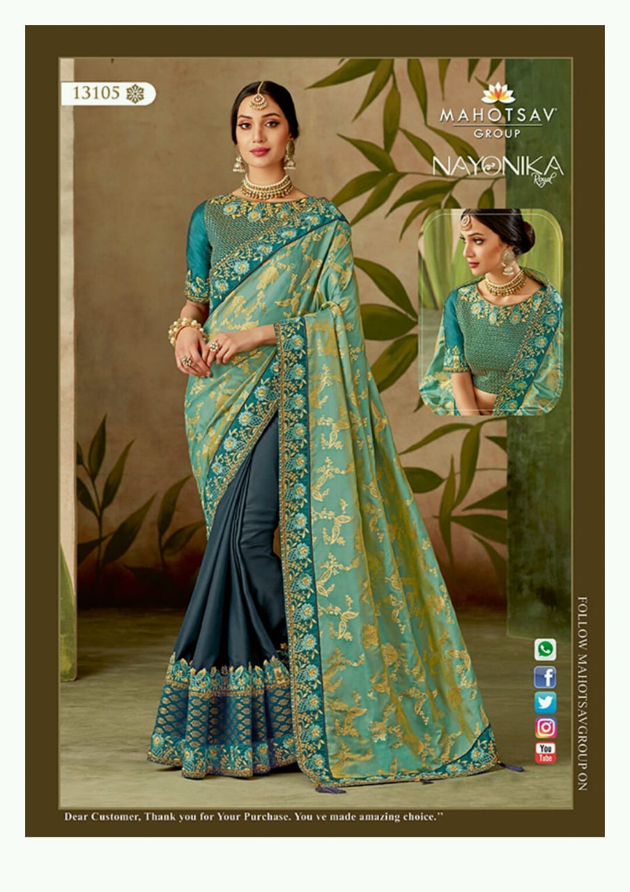 Rajrani By Mahotsav Creation 13104 To 13118 Series Indian Designer Traditional Wear Collection Beautiful Stylish Fancy Colorful Party Wear & Occasional Wear Silk Sarees At Wholesale Price