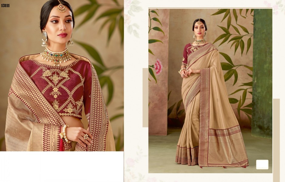 Rajrani By Mahotsav Creation 13104 To 13118 Series Indian Designer Traditional Wear Collection Beautiful Stylish Fancy Colorful Party Wear & Occasional Wear Silk Sarees At Wholesale Price