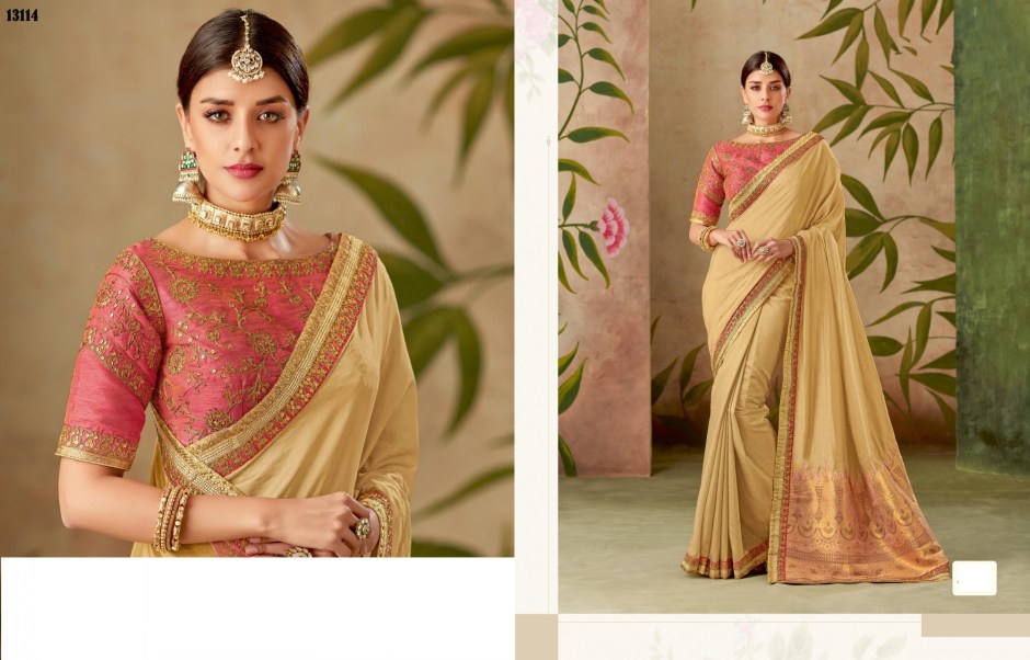 Rajrani By Mahotsav Creation 13104 To 13118 Series Indian Designer Traditional Wear Collection Beautiful Stylish Fancy Colorful Party Wear & Occasional Wear Silk Sarees At Wholesale Price