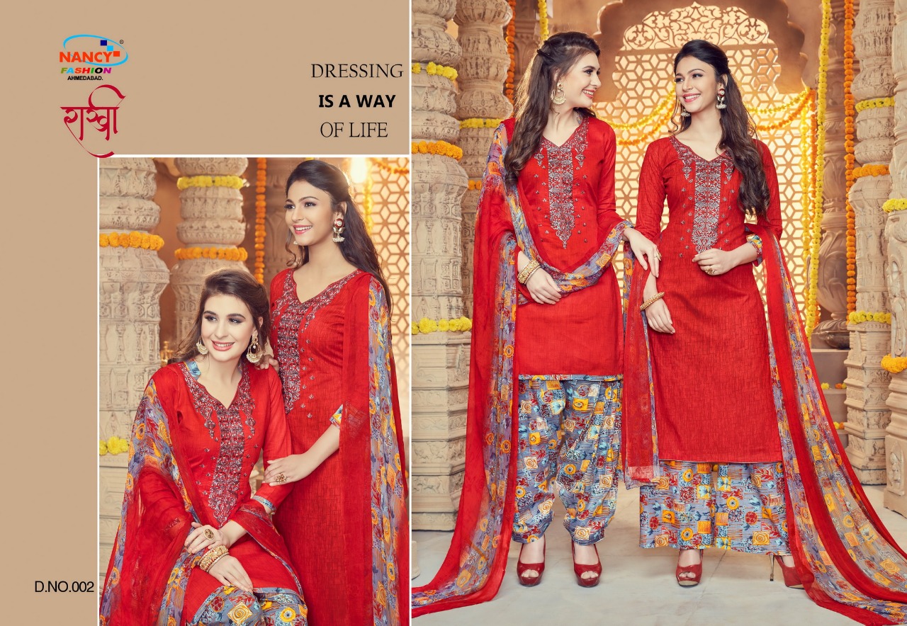 Rakhi By Nancy Fashion 001 To 010 Series Designer Pakistani Suits Collection Beautiful Stylish Fancy Colorful Party Wear & Occasional Wear Cotton Print Dresses At Wholesale Price
