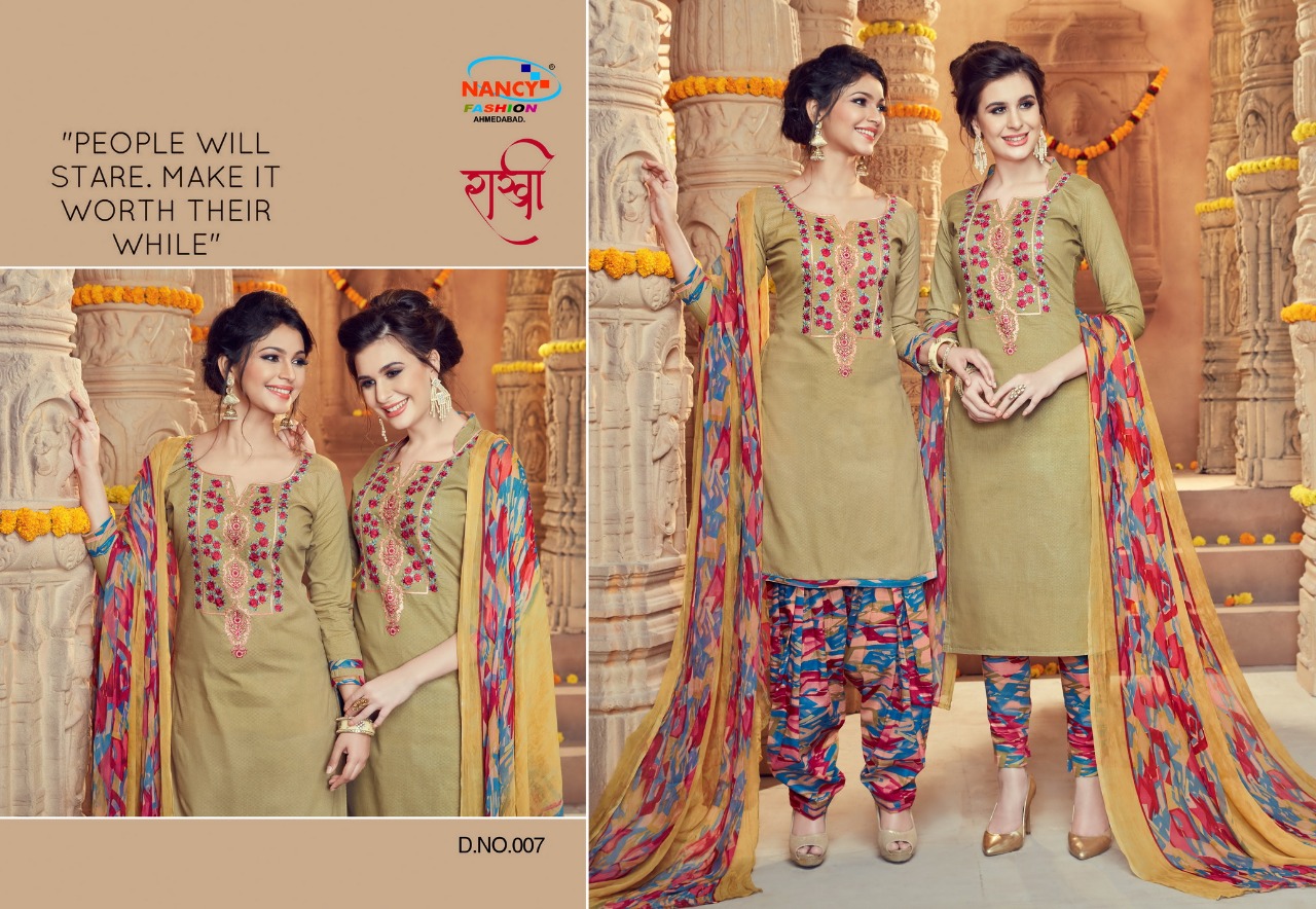 Rakhi By Nancy Fashion 001 To 010 Series Designer Pakistani Suits Collection Beautiful Stylish Fancy Colorful Party Wear & Occasional Wear Cotton Print Dresses At Wholesale Price