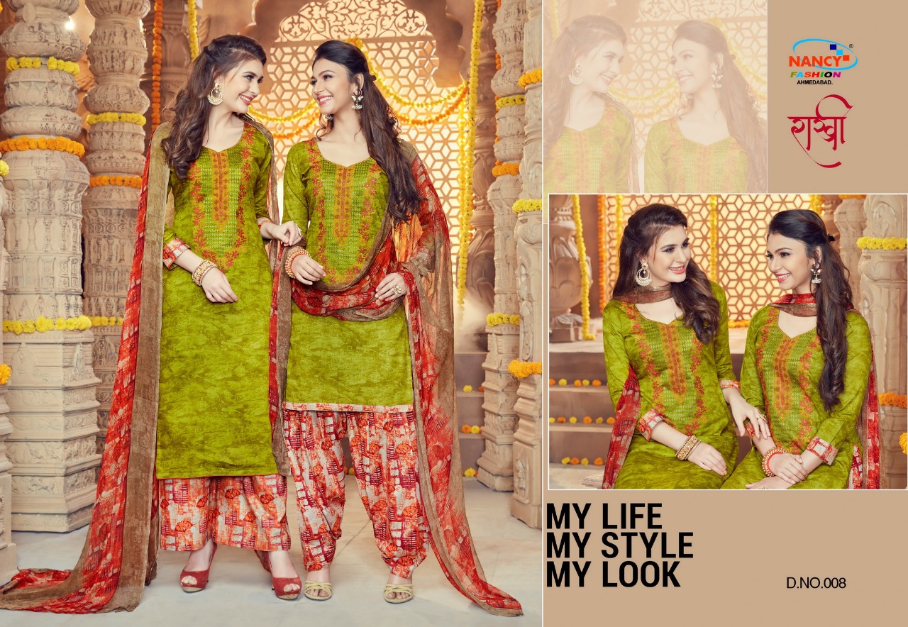 Rakhi By Nancy Fashion 001 To 010 Series Designer Pakistani Suits Collection Beautiful Stylish Fancy Colorful Party Wear & Occasional Wear Cotton Print Dresses At Wholesale Price