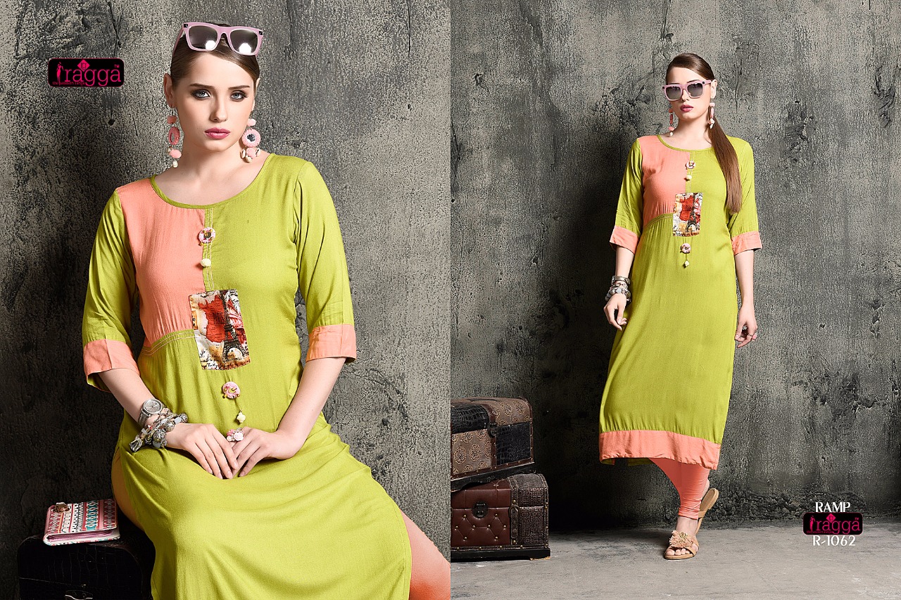 Ramp By Ragga 1055 To 1064 Series Beautiful Stylish Fancy Colorful Casual Wear & Ethnic Wear & Ready To Wear Rayon Cotton Kurtis At Wholesale Price