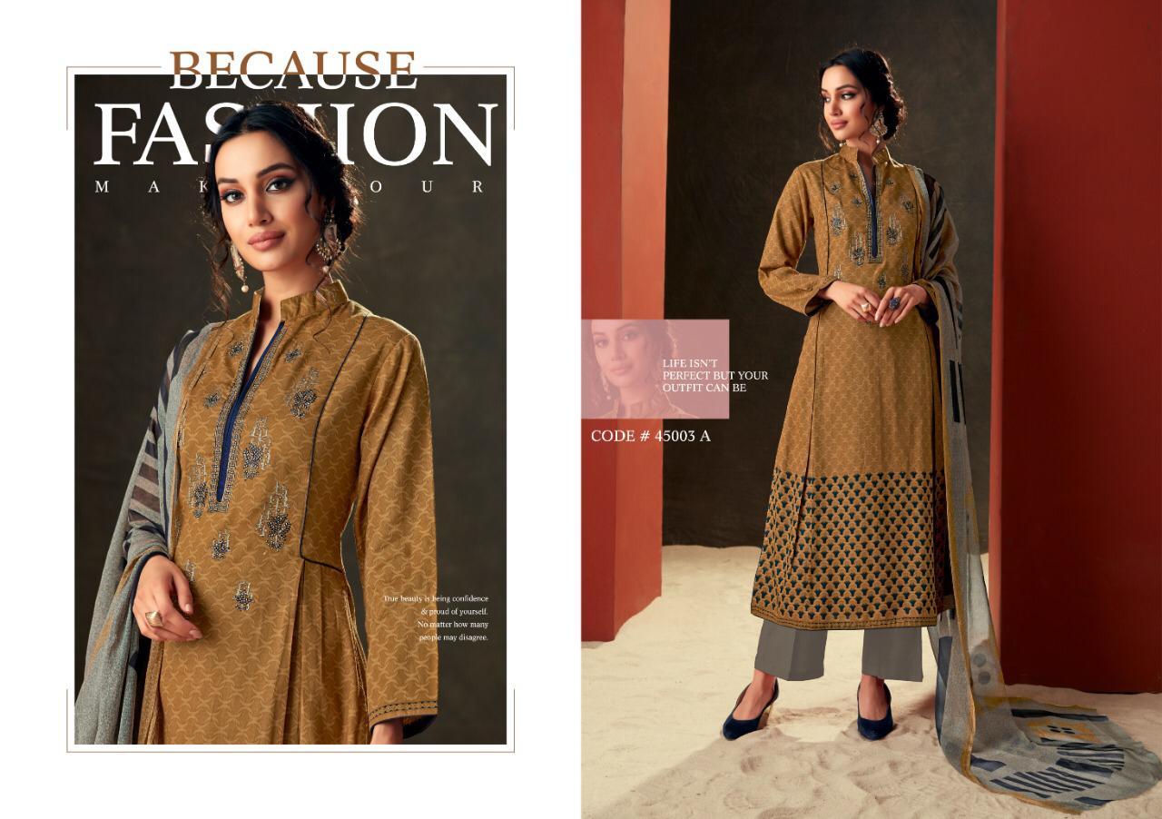 Rangat By Hariks 45001-a To 45003-b Series Designer Suits Collection Beautiful Stylish Fancy Colorful Party Wear & Occasional Wear Jam Silk Print Embroidered Dresses At Wholesale Price