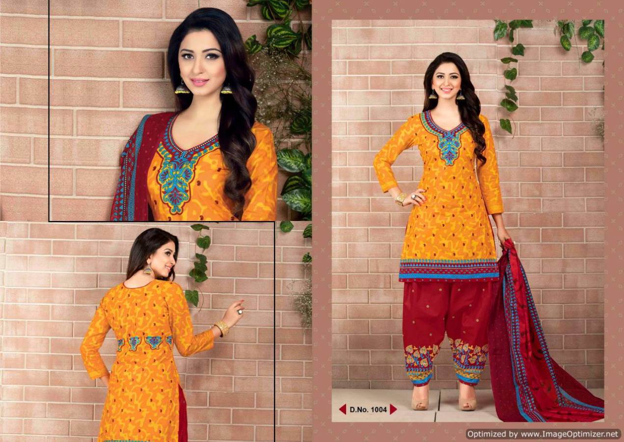Rani Patiyala By Shree Meenaxi Cotton 1001 To 1012 Series Stylish Fancy Beautiful Colorful Casual Wear & Ethnic Wear Pure Cotton Printed Dresses At Wholesale Price