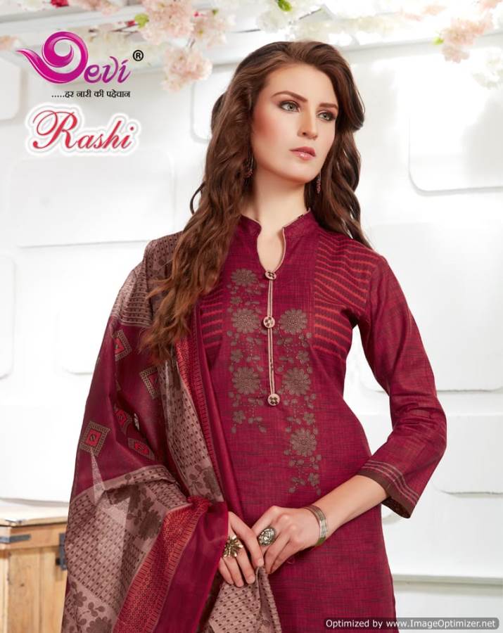 Rashi Vol-6 By Devi 6001 To 6012 Series Indian Traditional Wear Collection Beautiful Stylish Fancy Colorful Party Wear & Occasional Wear Cotton Printed Dress At Wholesale Price