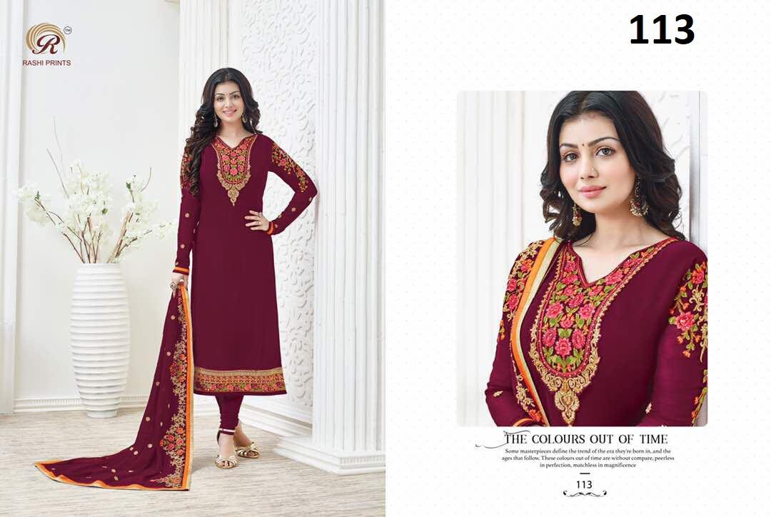 Rashi Hit Designs By Rashi Prints 112 To 116 Series Designer Festive Suits Collection Beautiful Stylish Fancy Colorful Party Wear & Occasional Wear Georgette Dresses At Wholesale Price