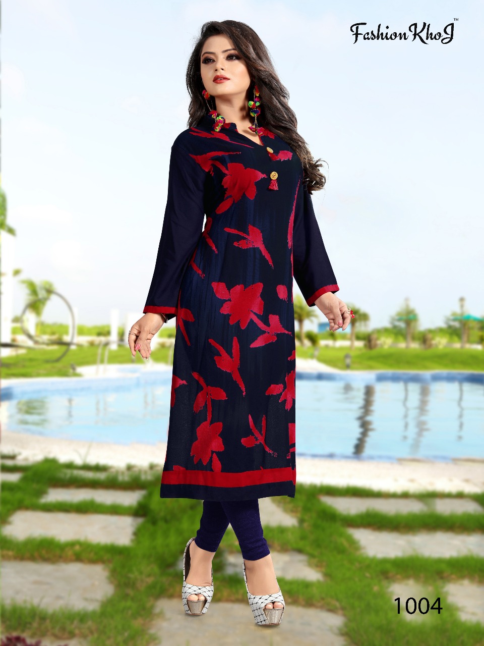Rashika Vol-3 By Fashion Khoj 1001 To 1006 Series Beautiful Stylish Fancy Colorful Collection Casual Wear & Ethnic Wear Heavy Rayon Printed Kurtis At Wholesale Price