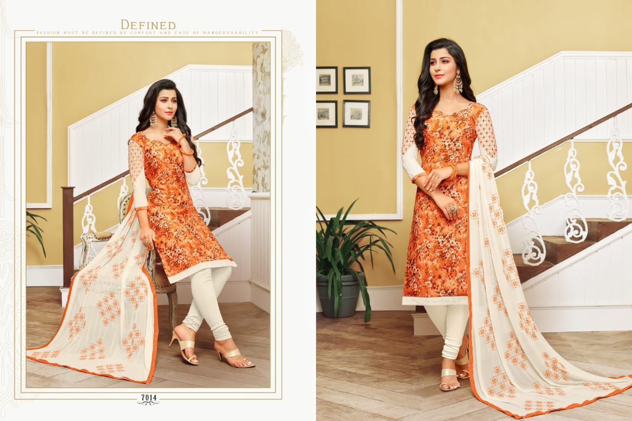 Ray Rayon Vol-5 By Rr Fashion 7001 To 7014 Series Beautiful Suits Stylish Fancy Colorful Casual Wear & Ethnic Wear Rayon & Cotton Dresses At Wholesale Price