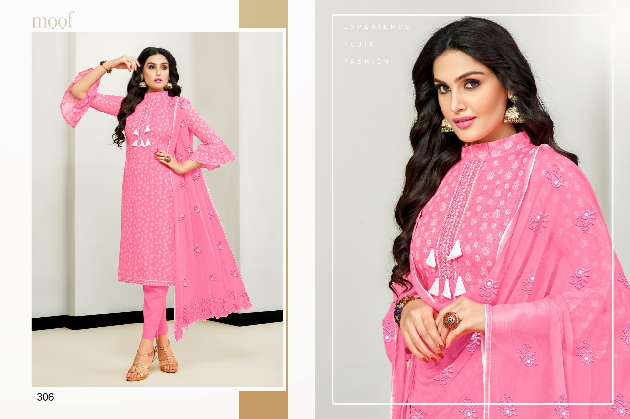 Raziya By Moof Fashion 106 To 112 Series Beautiful Suits Stylish Fancy Colorful Casual Wear & Ethnic Wear Collection Cotton Satin Printed Dresses At Wholesale Price