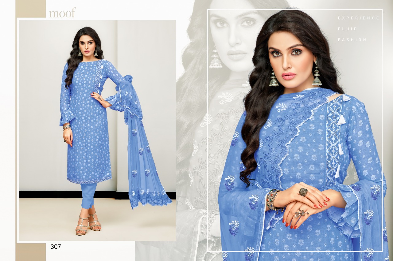 Raziya By Moof Fashion 106 To 112 Series Beautiful Suits Stylish Fancy Colorful Casual Wear & Ethnic Wear Collection Cotton Satin Printed Dresses At Wholesale Price