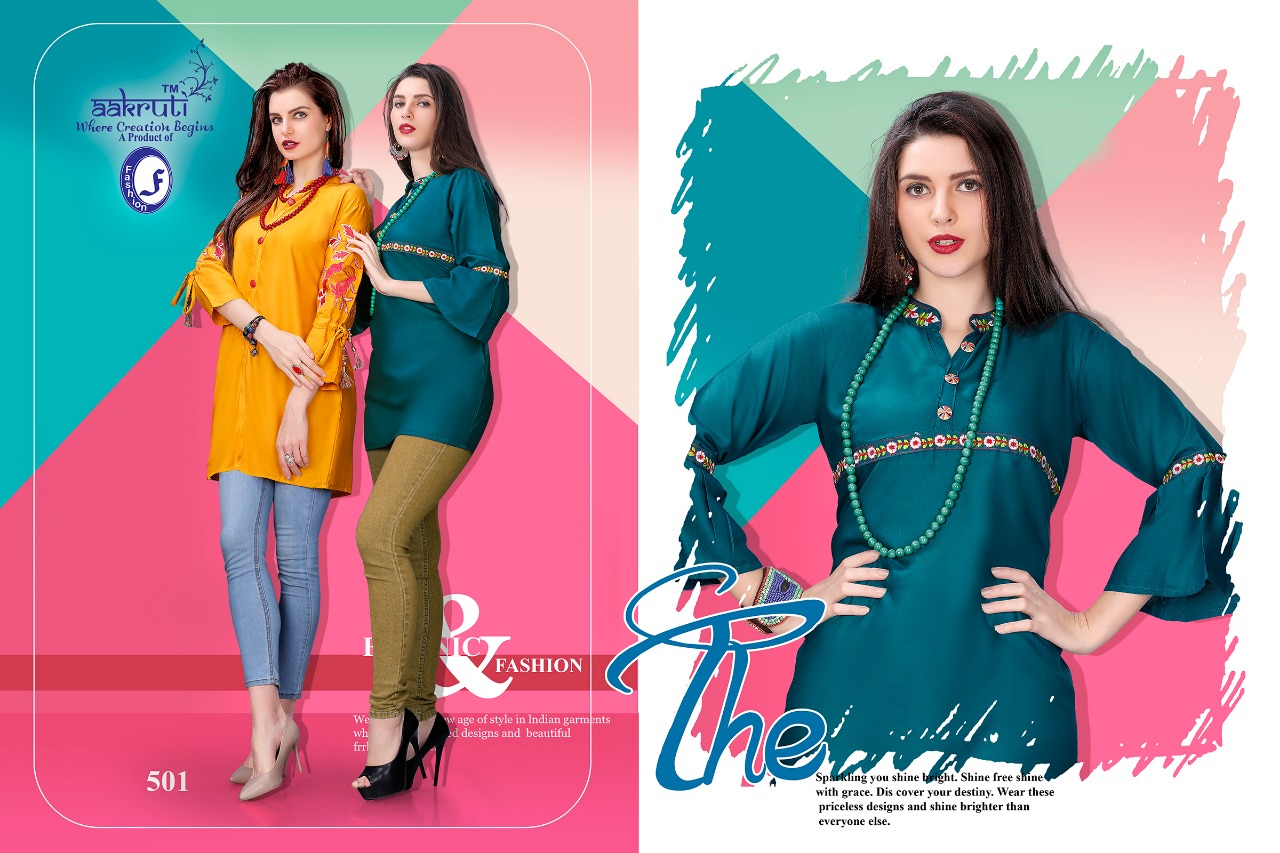 Red Cherry By Aakruti 501 To 510 Series Beautiful Stylish Fancy Colorful Casual Wear & Ethnic Wear Collection Rayon Kurtis At Wholesale Price