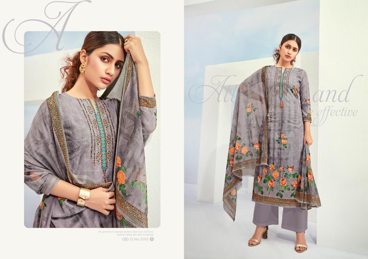 Rehmat Vol-4 By Fashid Wholesale 3050-a To 3055-b Series Beautiful Suits Stylish Fancy Colorful Party Wear & Ethnic Wear Cotton Digital Printed Dresses At Wholesale Price