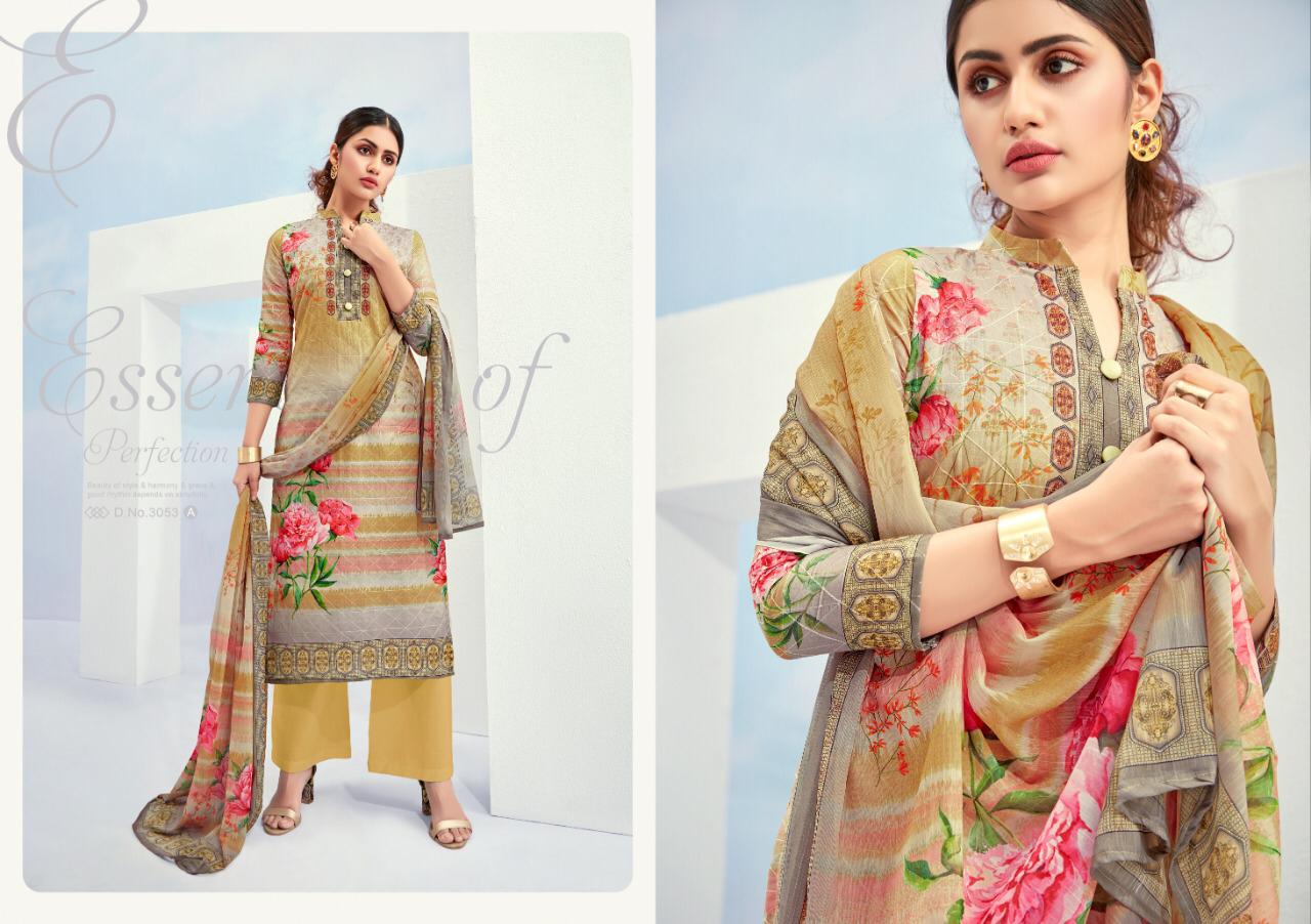 Rehmat Vol-4 By Fashid Wholesale 3050-a To 3055-b Series Beautiful Suits Stylish Fancy Colorful Party Wear & Ethnic Wear Cotton Digital Printed Dresses At Wholesale Price