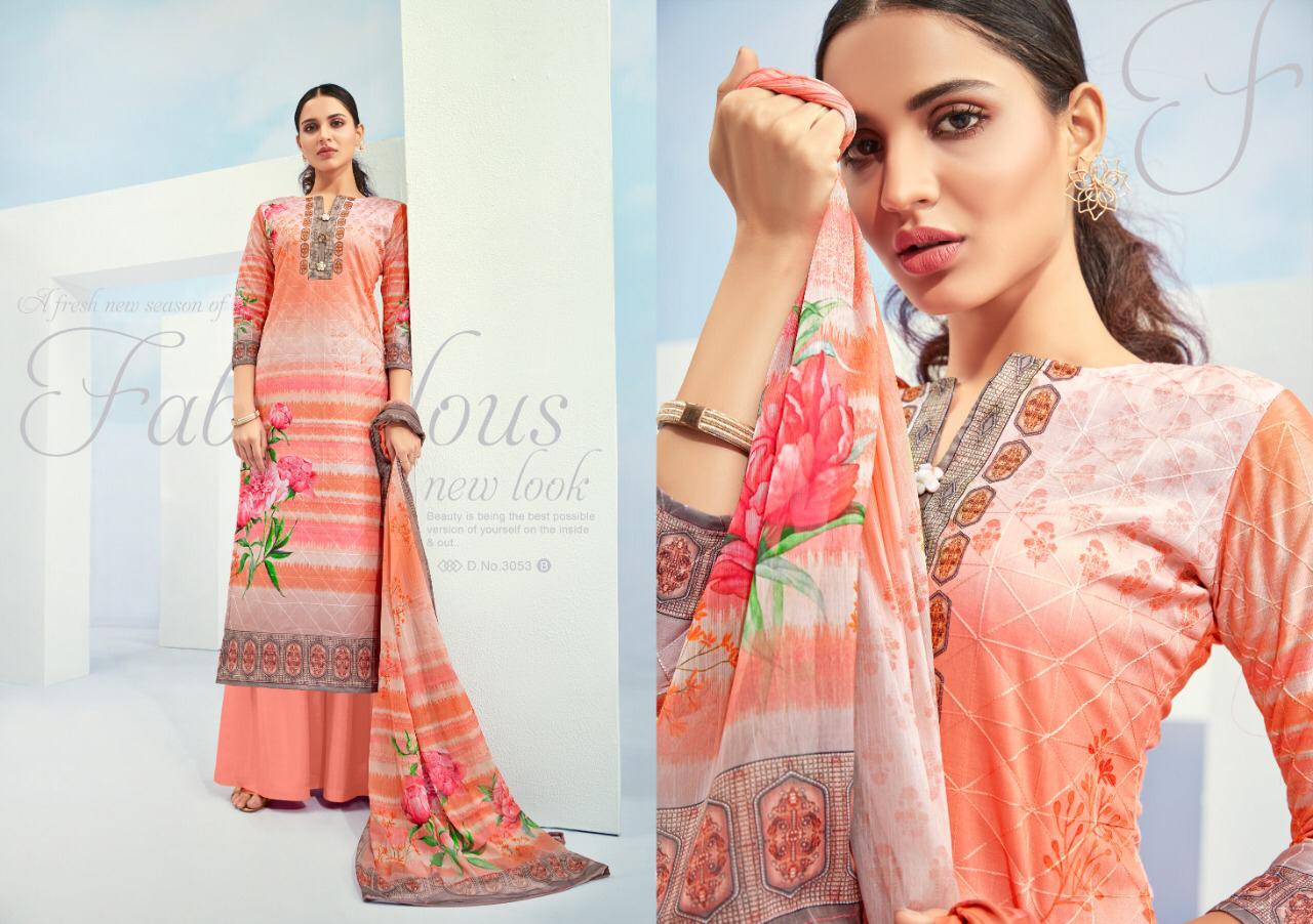 Rehmat Vol-4 By Fashid Wholesale 3050-a To 3055-b Series Beautiful Suits Stylish Fancy Colorful Party Wear & Ethnic Wear Cotton Digital Printed Dresses At Wholesale Price