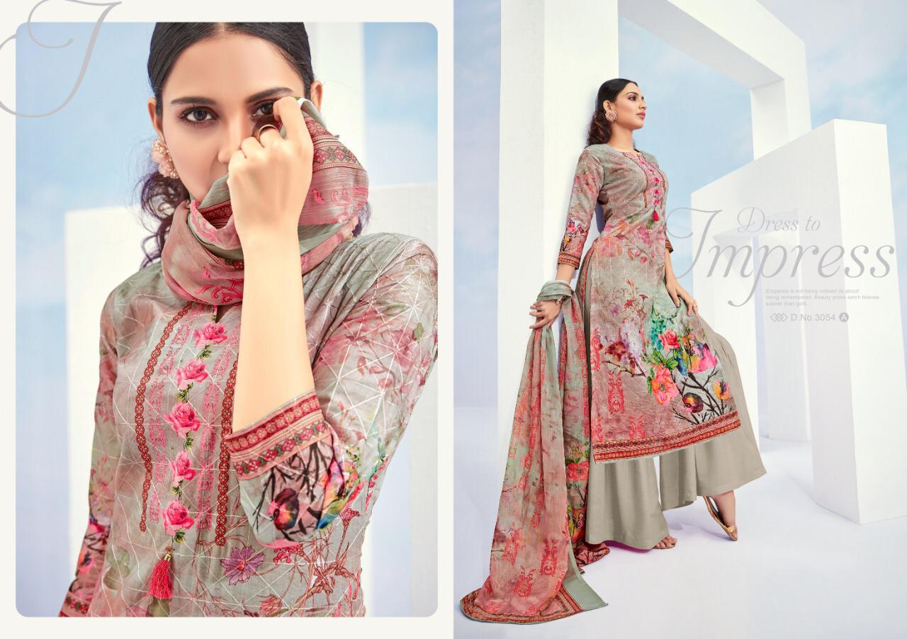 Rehmat Vol-4 By Fashid Wholesale 3050-a To 3055-b Series Beautiful Suits Stylish Fancy Colorful Party Wear & Ethnic Wear Cotton Digital Printed Dresses At Wholesale Price