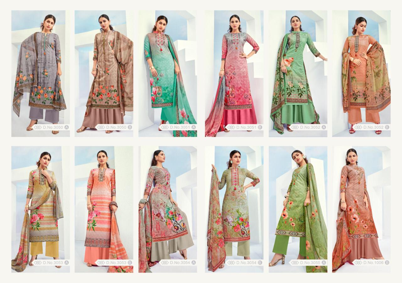Rehmat Vol-4 By Fashid Wholesale 3050-a To 3055-b Series Beautiful Suits Stylish Fancy Colorful Party Wear & Ethnic Wear Cotton Digital Printed Dresses At Wholesale Price