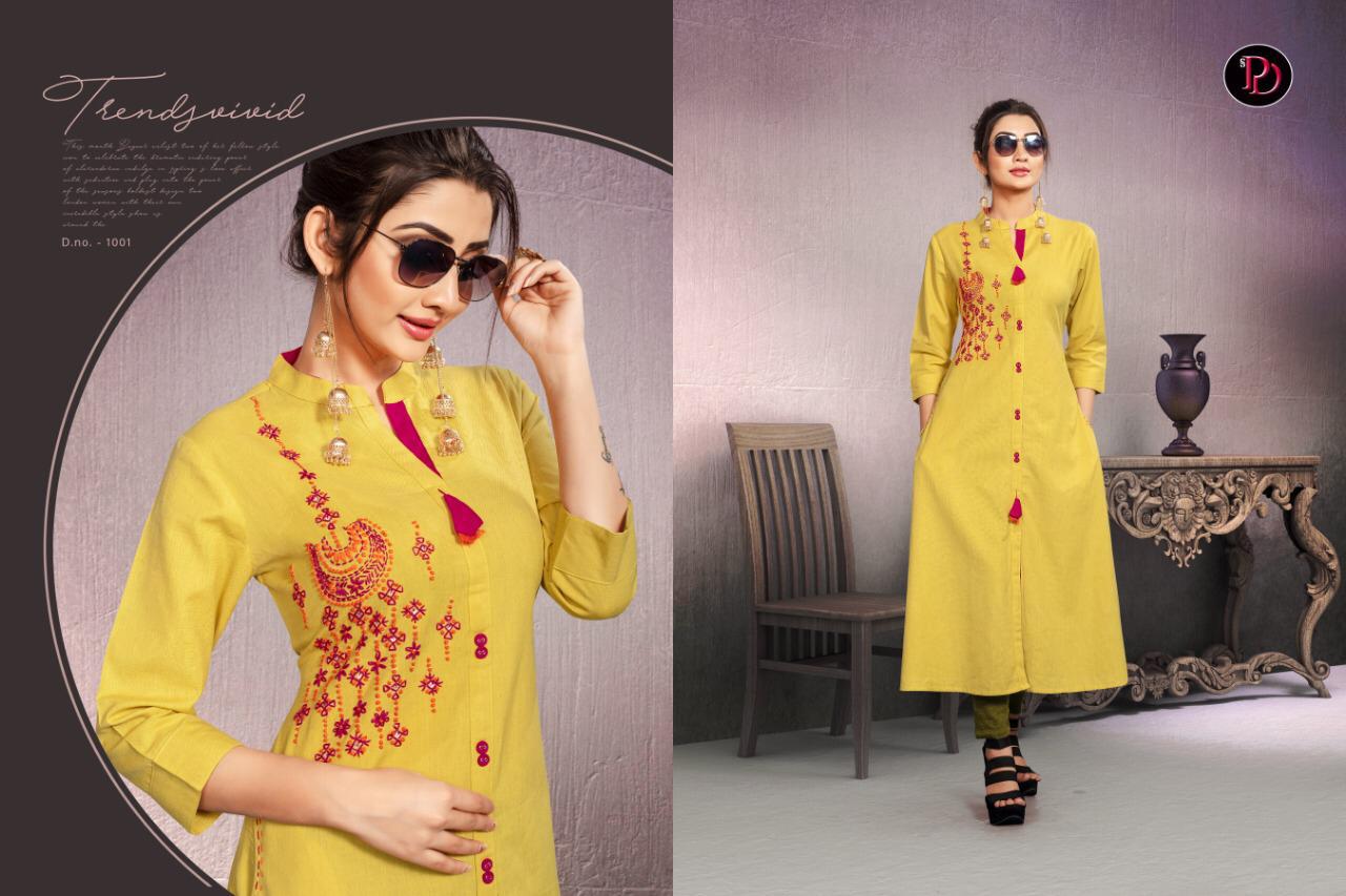 Rehnuma By Poorvi Designer 1001 To 1006 Series Indian Traditional Wear Collection Beautiful Stylish Fancy Colorful Party Wear & Occasional Wear Cotton Flex With Embroidery Kurtis At Wholesale Price