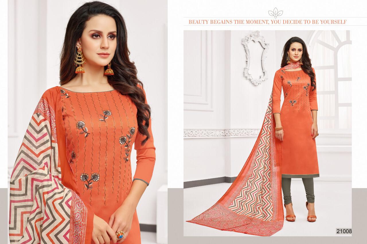 Relssa 21001 Series By Relssa 21001 Ot 21012 Series Indian Traditional Wear Collection Beautiful Stylish Fancy Colorful Party Wear & Occasional Wear Soft Cotton Work Dresses  At Wholesale Price